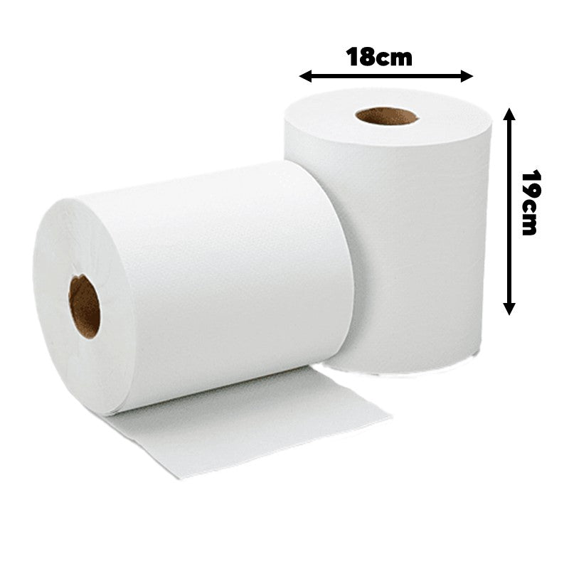 Papel Absorbente Jumbo 2 Rollos x 190 Metros
