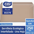 Servilletas Interfoliadas Ecológicas 250 Unidades - Sostenibles y Resistentes