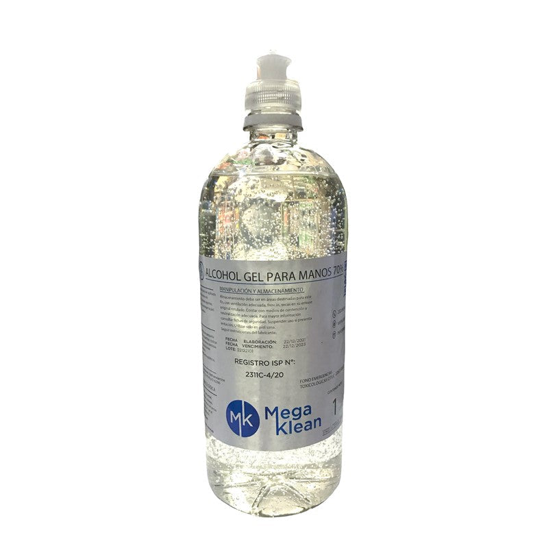 Alcohol Gel Higienizante 1 Litro - Desinfección Rápida y Efectiva