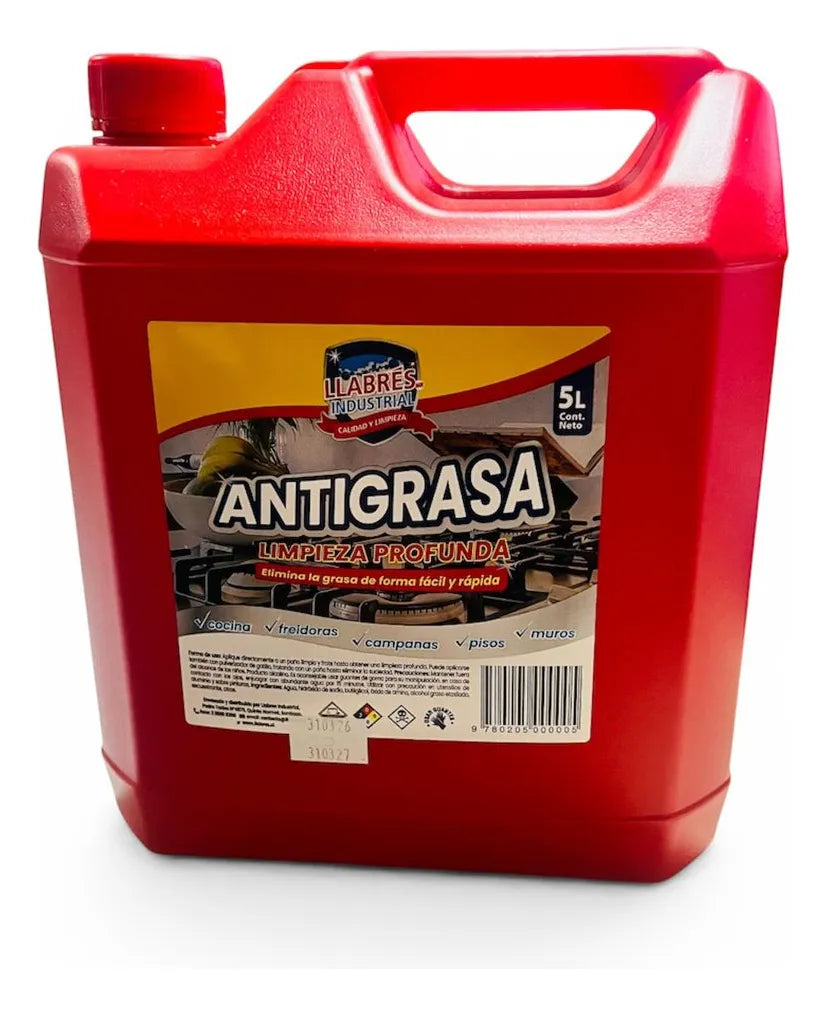 Antigrasa Industrial Concentrado 5 Lts