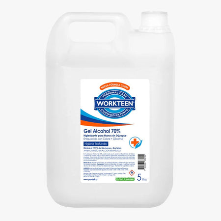 Gel Desinfectante Antibacterial para Manos 5 Litros