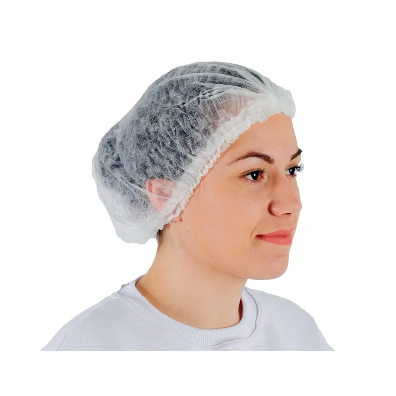 Cofias Desechables Blancas - Pack de 100 Unidades