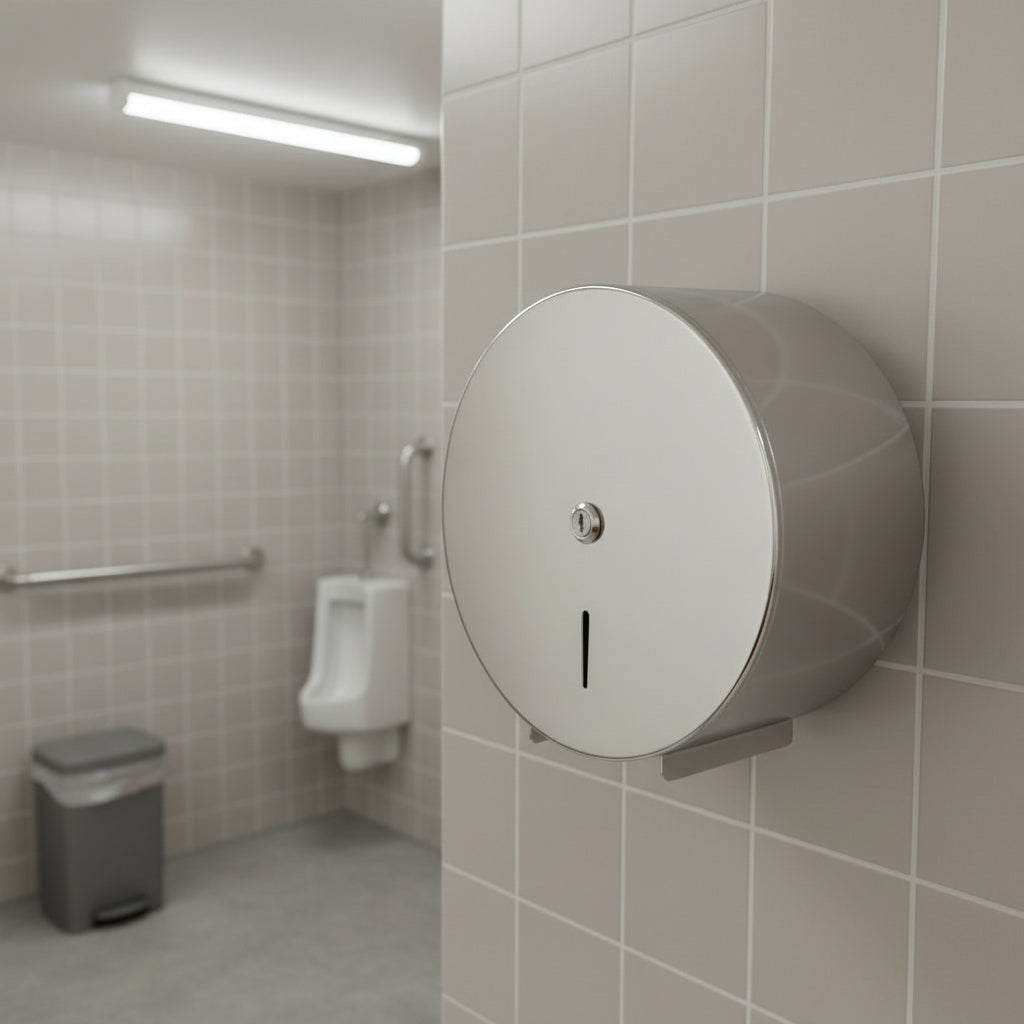 Dispensador de Papel Higiénico en Acero Inoxidable | Resistente y Duradero