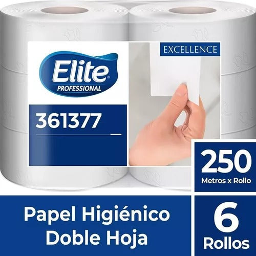 Papel Higiénico Doble Hoja 6 Rollos x 250 Metros