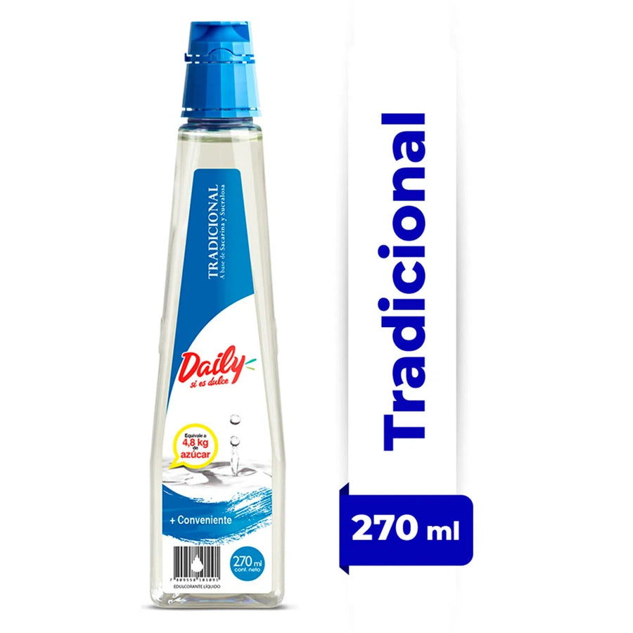 Endulzante Líquido 270 cc - Alternativa Sin Azúcar para Bebidas y Alimentos