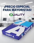 Pack 5 Resmas Papel A4 Blanco 80g - 2500 Hojas Totales