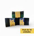 Fibra Abrasiva Doble Cara Verde y Negra - Pack de 10 Unidades