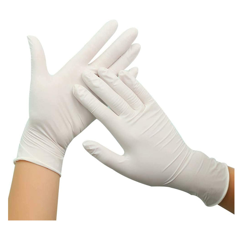 Guantes de Látex sin Polvo - Caja de 100 Unidades