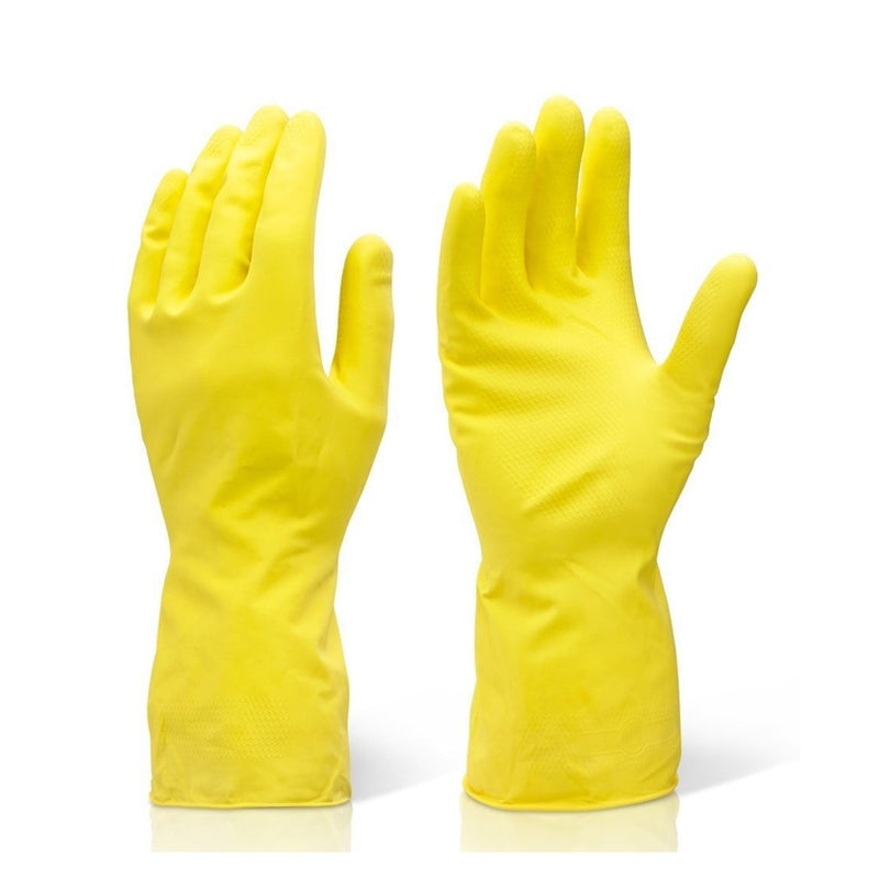 Guantes de Látex Amarillo para Limpieza del Hogar