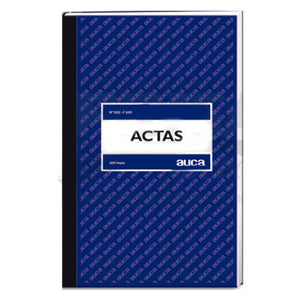 Libro de Actas 100 Hojas - Registro Oficial y Documentación Legal