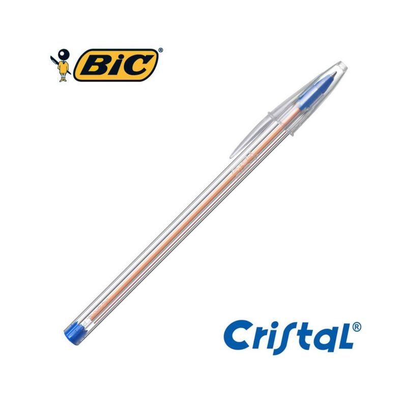 Bolígrafo de Pasta Azul Punta Media 1.0mm - Escritura Fluida y Duradera