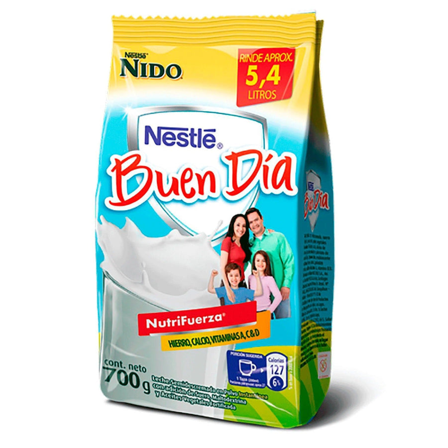 Leche en Polvo Semidescremada 700g - Nutrición Práctica para tu Familia