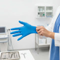 Guantes de Nitrilo Celeste Desechables - Protección Profesional