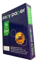 Papel Carta 75g - Resma de 500 Hojas Blanco Brillante