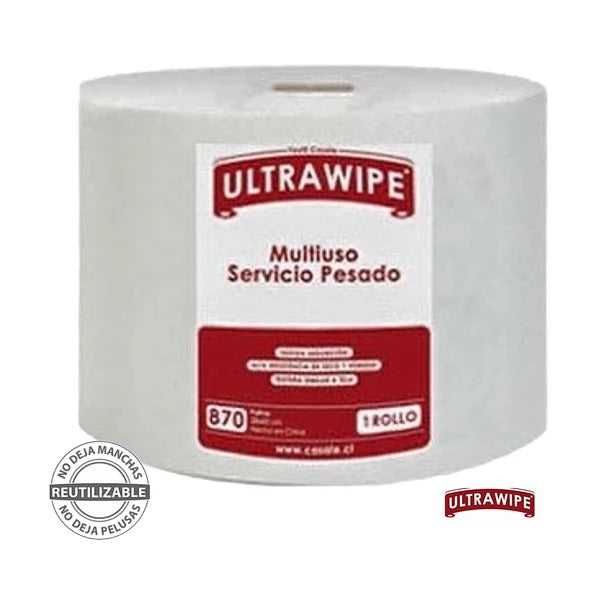 Bobina de Paños Prepicados 870 Unidades | Celulosa Absorbente 28x42cm