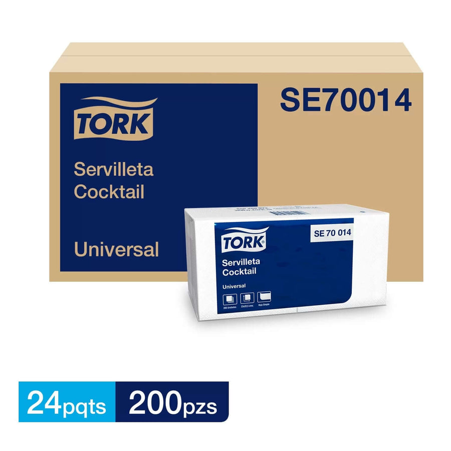 Servilletas Cocktail de Papel 24 Paquetes x 200 Unidades