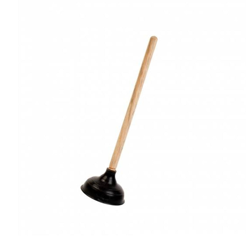Destapador de Goma con Mango de Madera - Herramienta Profesional
