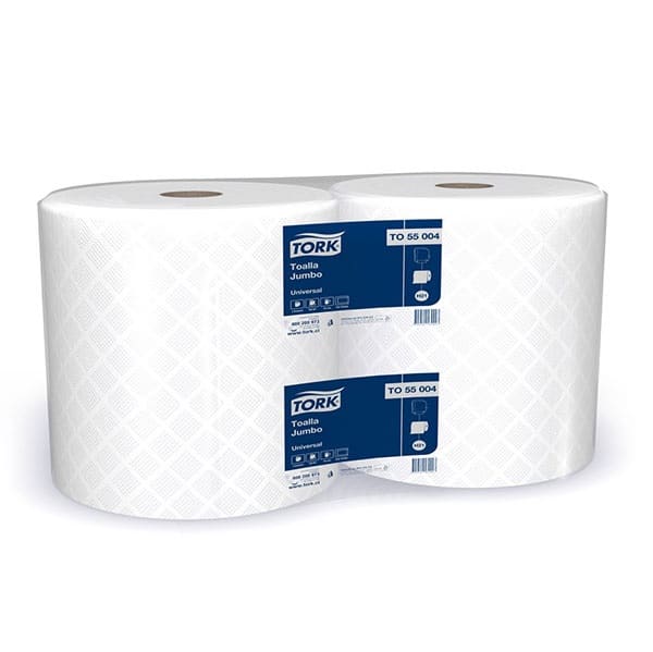 Toalla de Papel Jumbo 2x250 Metros - Uso Profesional