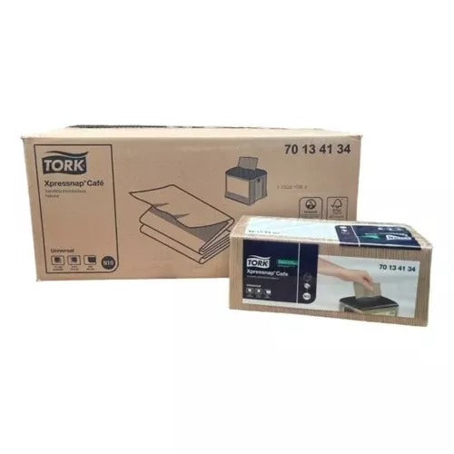 Servilletas Dispensables Café Natural 12x500 Unidades - Sistema de Hoja Simple