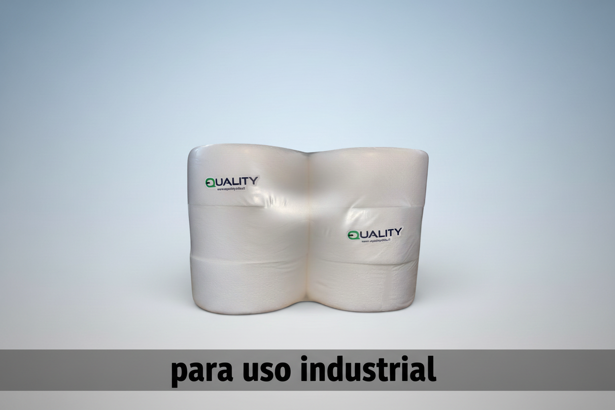 Papel Higiénico Industrial 250 Metros - Pack 6 Rollos para Espacios Comerciales