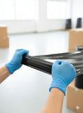 Film Stretch Negro para Embalaje 1.7 Kg - 300 Metros (Caja 8 Rollos)