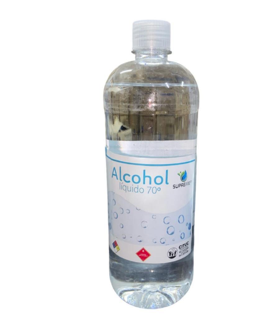 Alcohol Desinfectante al 70° - 1 Litro