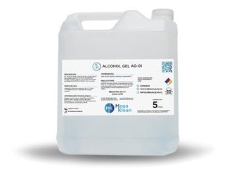 Alcohol gel desinfectante antibacterial para higiene de manos