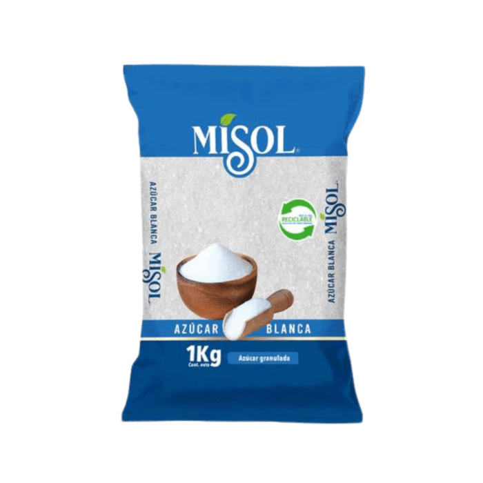 Azúcar Granulada Blanca 1 kg - Endulzante Puro de Alta Calidad