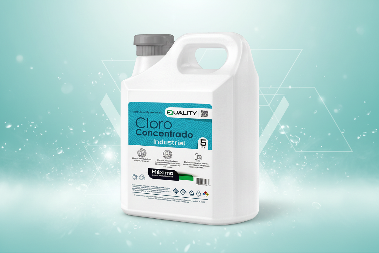 Cloro Concentrado al 5% - Pack 6 Bidones de 5L