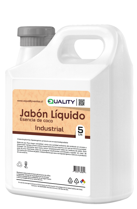 Jabón Líquido Aroma Coco 5 Litros - Limpieza Profesional