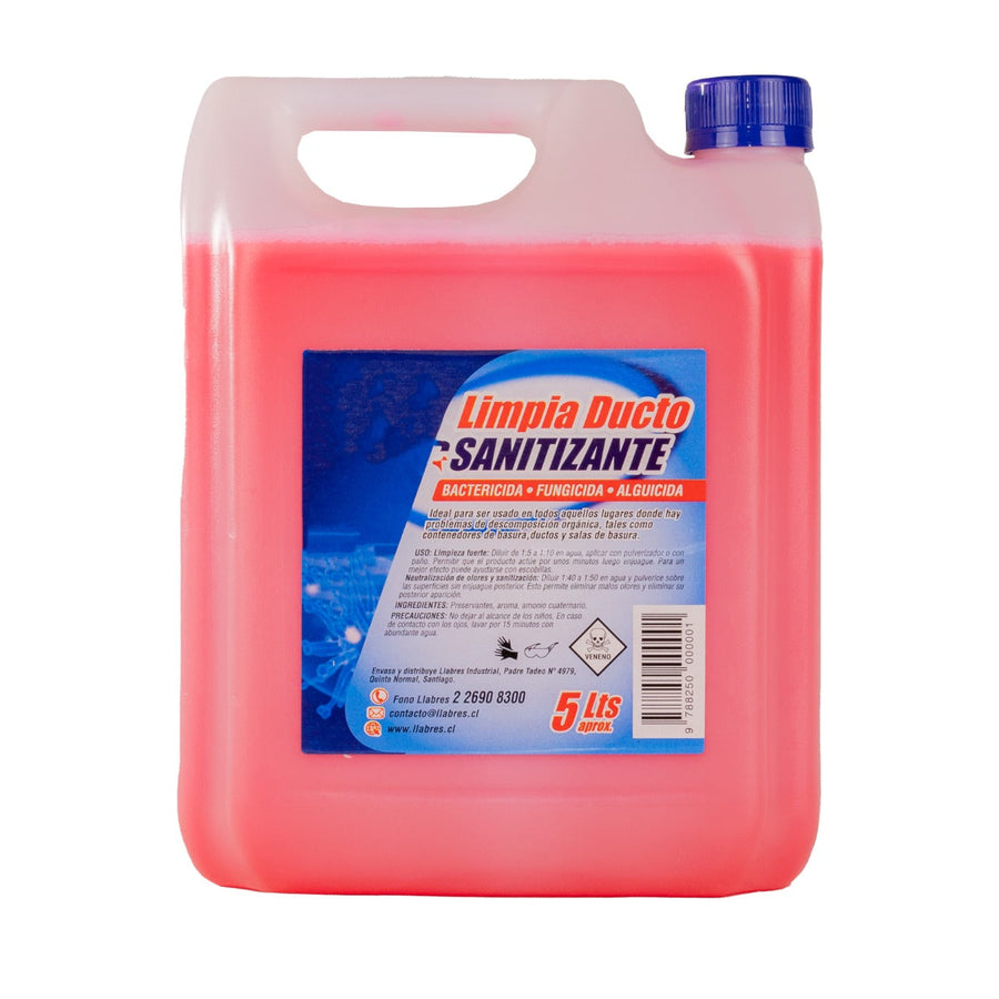 Sanitizante para Ductos y Sistemas de Ventilación 5 Litros