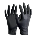 Guantes de Nitrilo Negro Desechables 100 Unidades