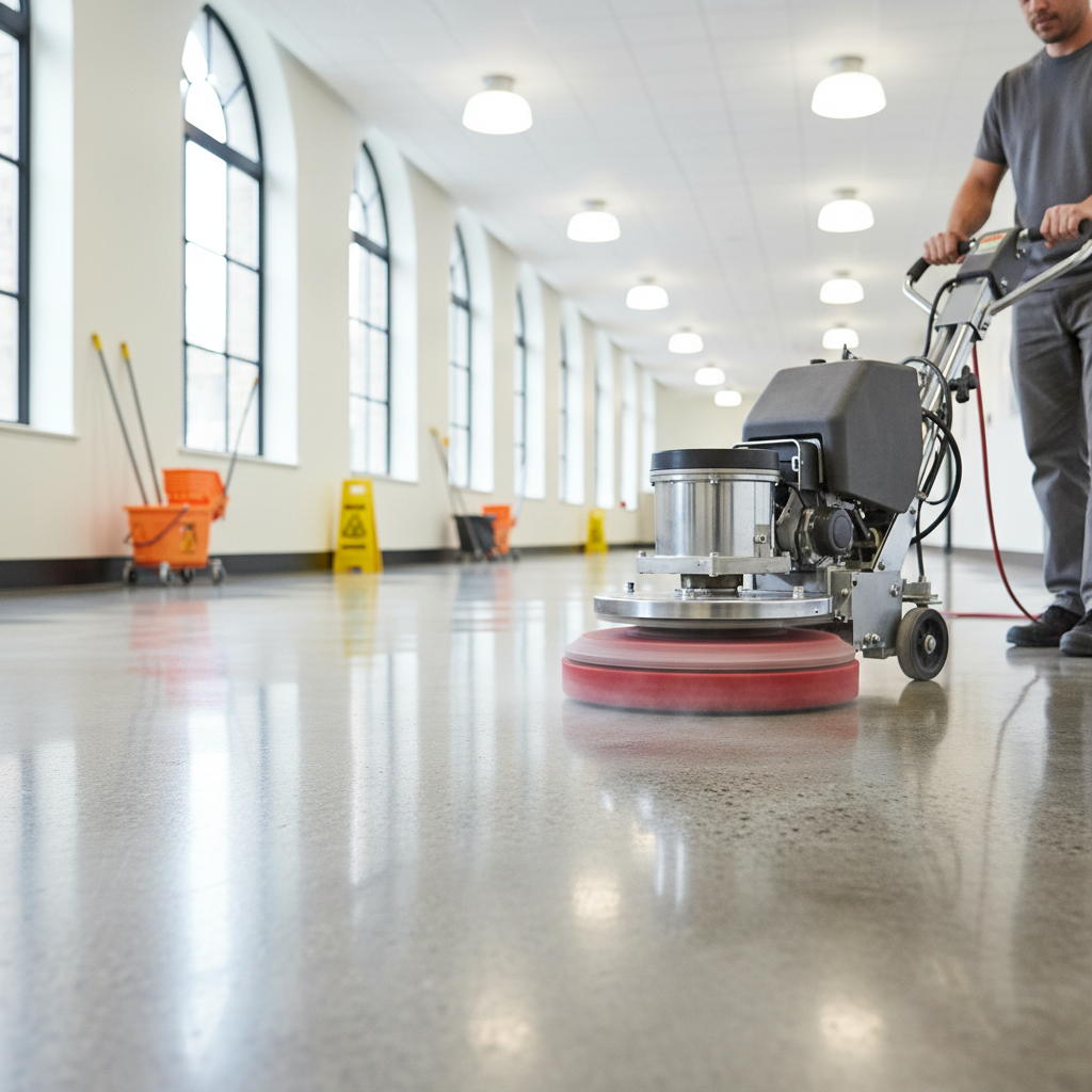 Disco abrillantadora PAD 17" rojo para limpieza profunda y remoción de suciedad acumulada