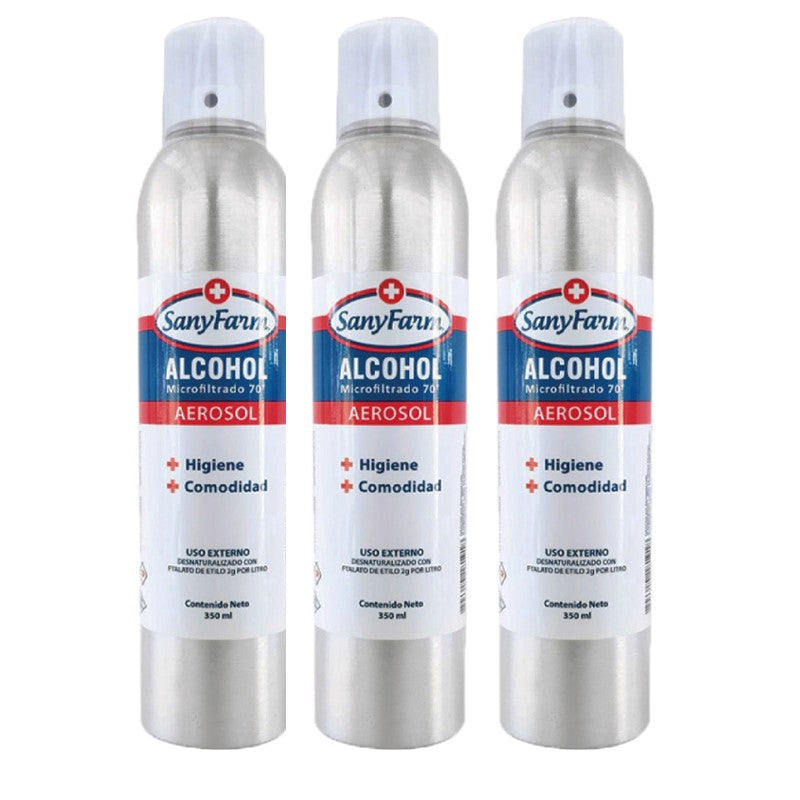 Alcohol Desinfectante en Aerosol 350ml - Pack de 14 Unidades