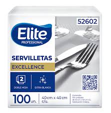 Servilleta Mantel Doble Hoja 40x40 cm - 24 Paquetes x 100 Unidades