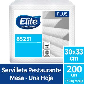 Servilletas Blancas Profesionales 12 Paquetes x 200 Unidades