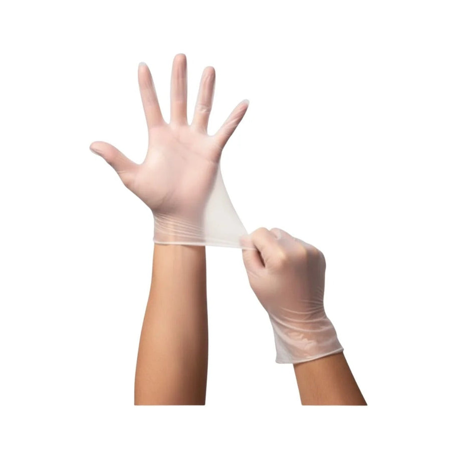 Guantes Desechables de Vinilo - Caja de 100 Unidades